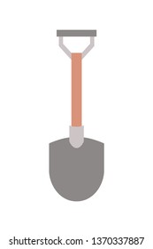 shovel tool isolated icon