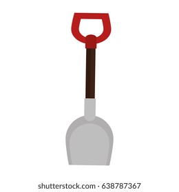 shovel tool isolated icon