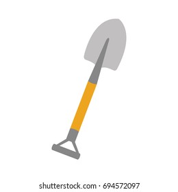 shovel tool isolated icon