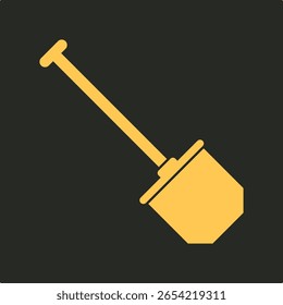 Shovel trendy applicable important vector Illustration design beauteous colorful background.eps