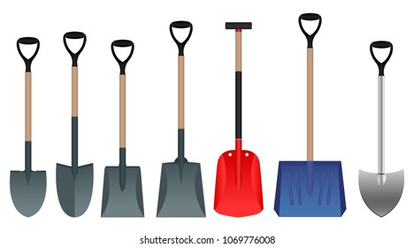 shovel vector design