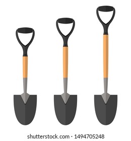 Shovel vector design illustration isolated on white background