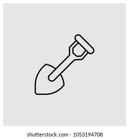 Shovel Vector Icon