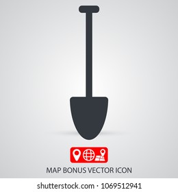 Shovel  vector icon 