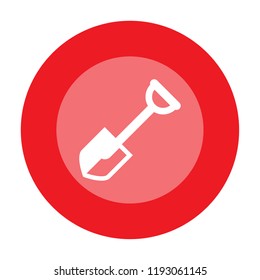 shovel vector icon