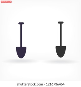 Shovel  vector icon 
