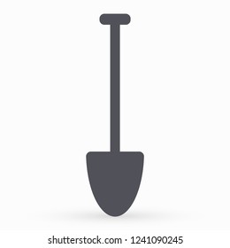 Shovel  vector icon 