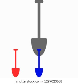 Shovel  vector icon 