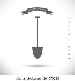 shovel vector icon