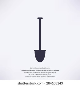shovel vector icon