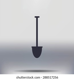 shovel vector icon