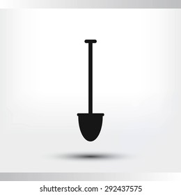 shovel vector icon