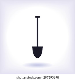 shovel vector icon