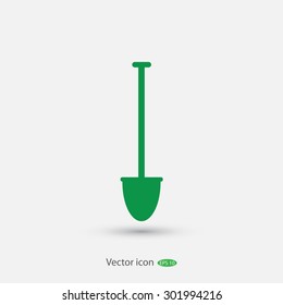 shovel vector icon