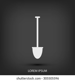 shovel vector icon