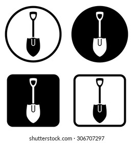 shovel   - vector icon
