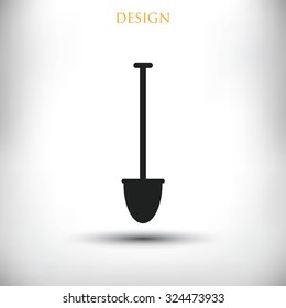 shovel vector icon