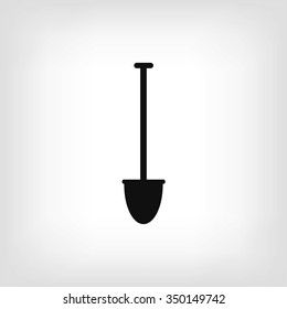 shovel vector icon