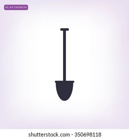 shovel vector icon