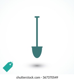 shovel vector icon