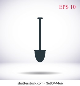 shovel vector icon