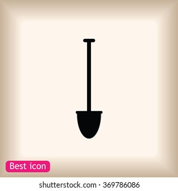 shovel vector icon