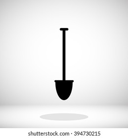 shovel vector icon