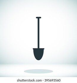 shovel vector icon