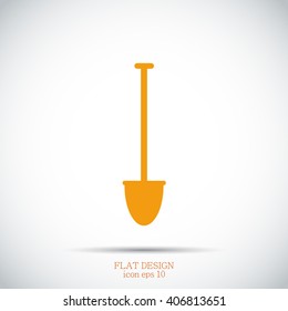shovel vector icon