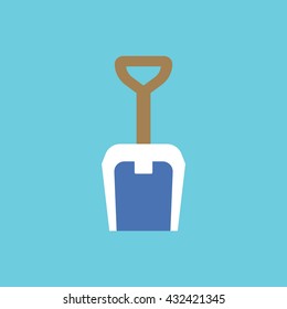 shovel vector icon