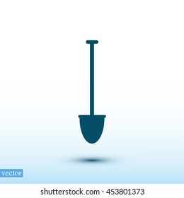 shovel vector icon