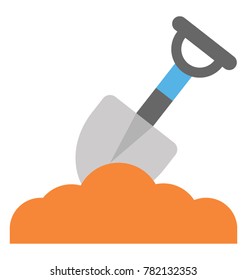 Shovel Vector Icon
