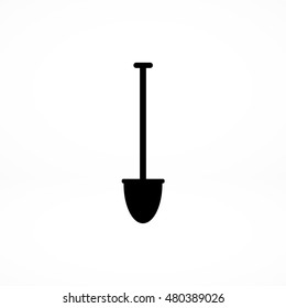 shovel vector icon, vector best flat icon, EPS