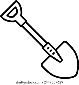 Icono de Vector de pala. Se puede utilizar para la impresión, aplicaciones móviles y de Web.