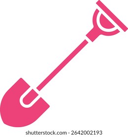 Shovel vector icon. Can be used for printing, mobile and web applications.