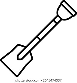 Shovel vector icon. Can be used for printing, mobile and web applications.