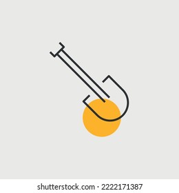 shovel vector icon garden and industrial icon