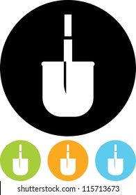 Shovel - Vector icon isolated