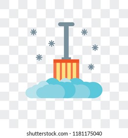 Shovel vector icon isolated on transparent background, Shovel logo concept