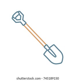 shovel  vector illustration