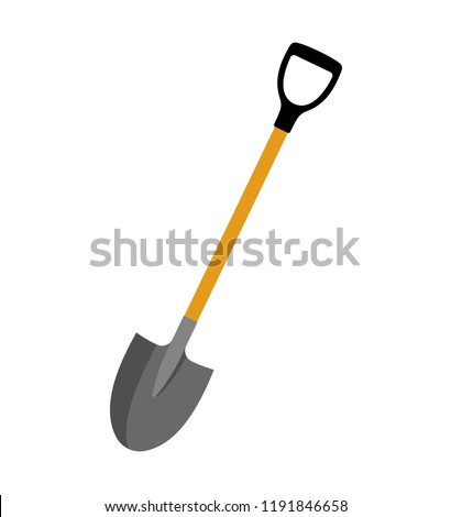 Shovel. Vector illustration