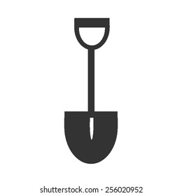 Shovel vector image to be used in web applications, mobile applications and print media.