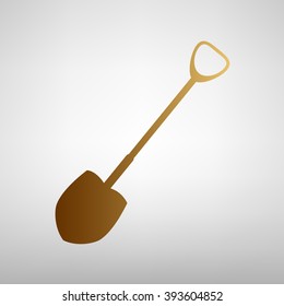 Shovel to work in the garden