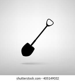Shovel to work in the garden