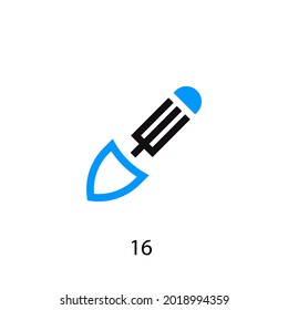 Icono de trowel de la herramienta de trabajo de palas 16
