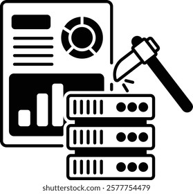 Show Current Running Processes vector icon design, Web hosting service Symbol, Computing machines Sign, Internet Application Management illustration, Server background Process Manager concept