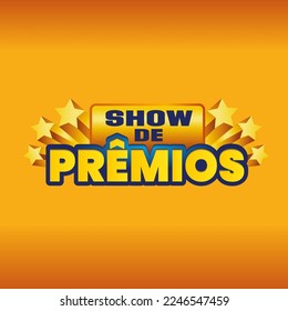 Show de prêmios logo camapanha marketing brasil