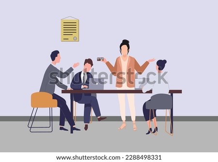 Show evidence to office management authority for bullying and harassment at work female showing video evidence of sexual harassment at workplace and abuse complaint to the management at office meeting