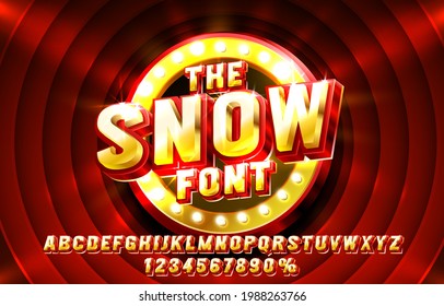 Show font set collection, letters and numbers symbol. Vector illustration