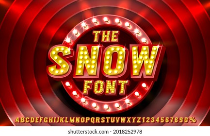 Show font set collection, letters and numbers symbol. Vector illustration svg